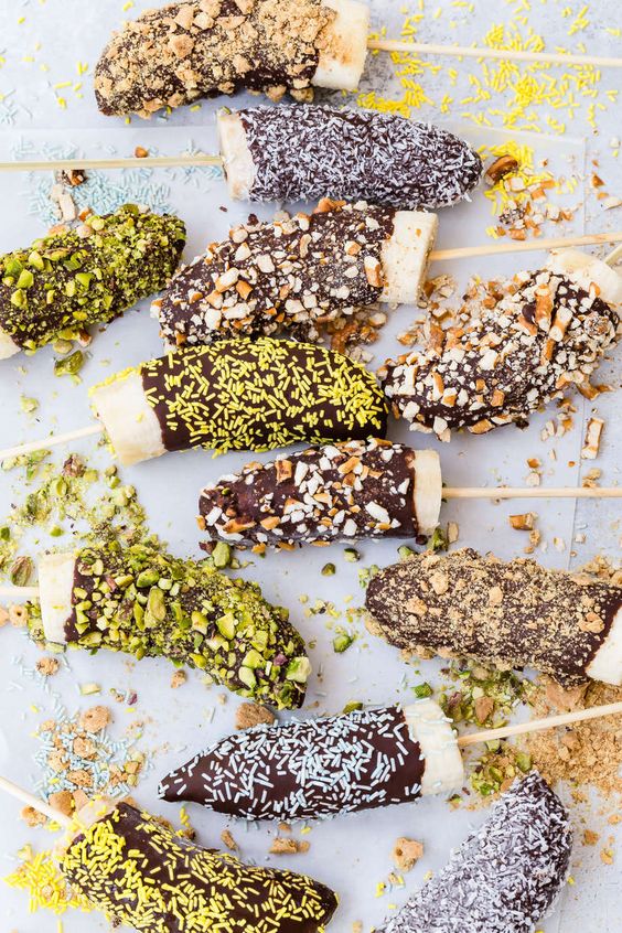 Frozen Banana With or Without Sticks
