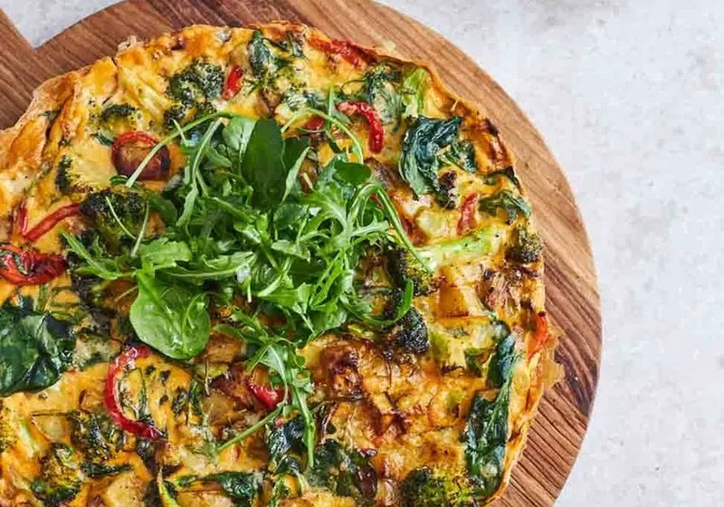 Potato, pepper & broccoli Frittata