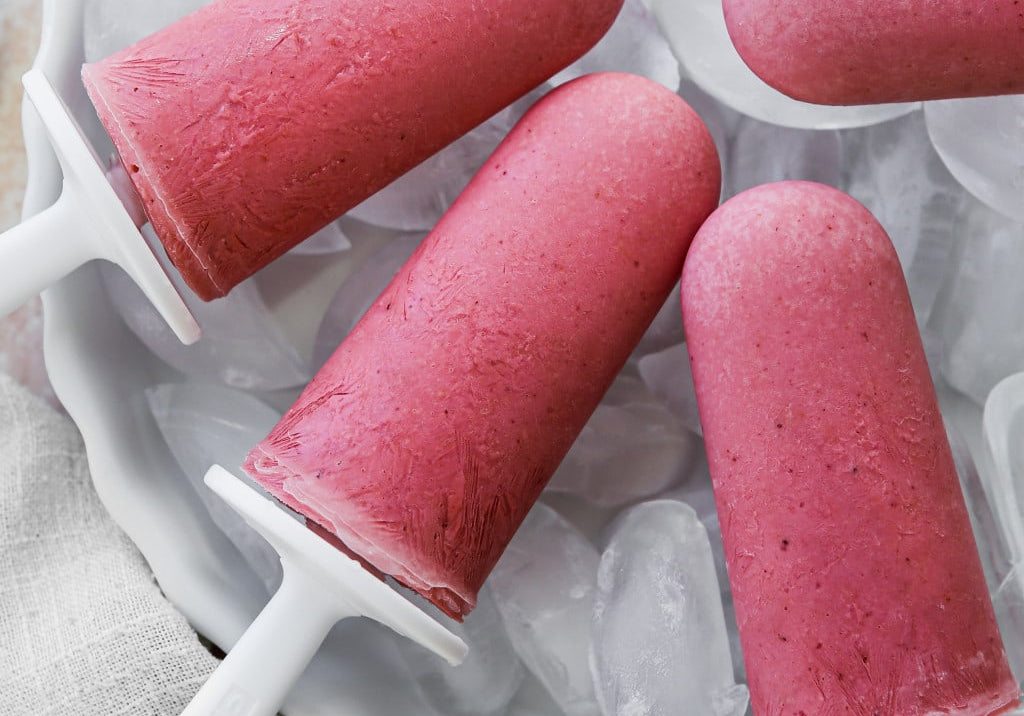 Healthy Banana Popsicles