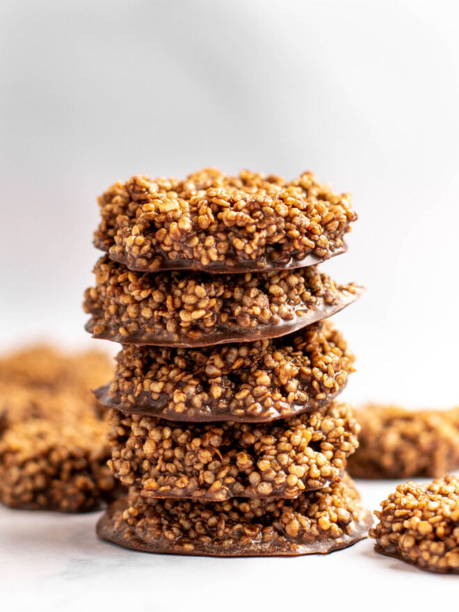 Crunchy Chocolate Quinoa Crisps
