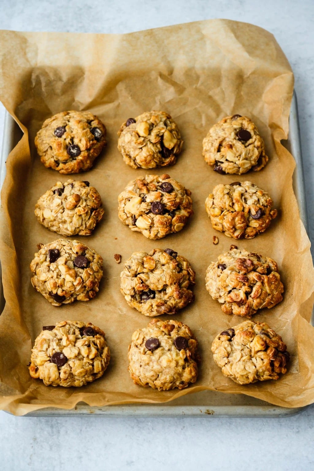 Honey Tahini Oatmeal Cookies