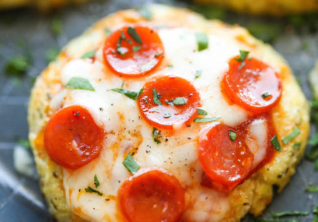 Mini Cauliflower Pizza