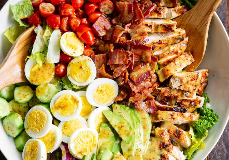 Paleo Grilled Chicken Cob Salad