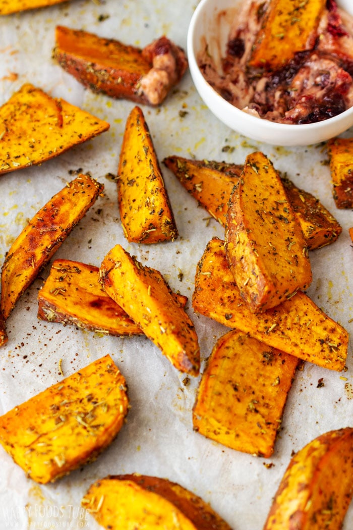 Oven Roasted Sweet Potato Wedges