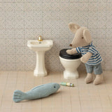 Bathroom Sink, Mouse - Off White