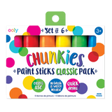 Ooly Chunkies Paint Sticks - Classic Pack (Set of 6)