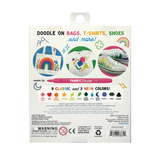 Ooly Fabric Doodlers Markers - Set of 12
