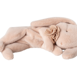 Sleeping Bunny Plush, Small - Powder