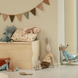 Sleeping Bunny Plush, Small - Powder