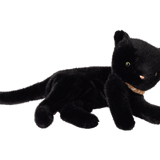 Sleeping Kitten Plush, Medium - Black