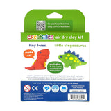 Ooly Creatibles D.I.Y. Air-Dry Clay Kit: Dino. BFFs (Set of 4)