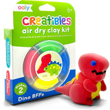 Ooly Creatibles D.I.Y. Air-Dry Clay Kit: Dino. BFFs (Set of 4)