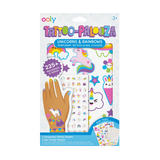 Ooly Tattoo Palooza Nail Stickers & Temporary Tattoos - Unicorns & Rainbows
