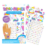 Ooly Tattoo Palooza Nail Stickers & Temporary Tattoos - Unicorns & Rainbows