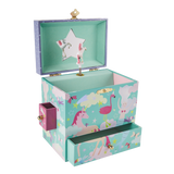 Musical Jewellery Box with 3 Drawers – Fantasy