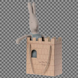 Paper Bag, Castle - Rose