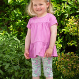 Flower patch pedal pushers