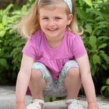 Flower patch pedal pushers