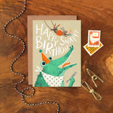 Snappy Birthday Crocodile Card