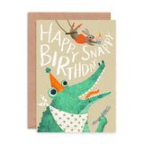 Snappy Birthday Crocodile Card