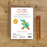 Crocodile Split Pin Puppet A5 Greeting Card