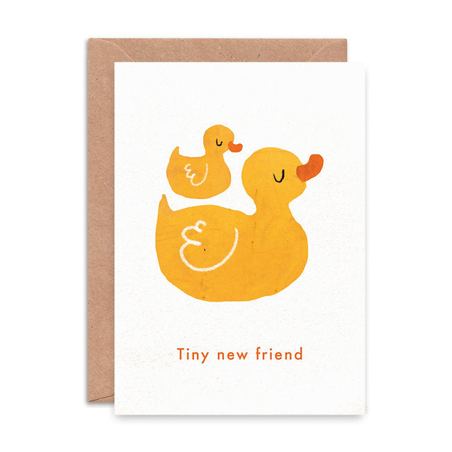 'Tiny New Friend' Greeting Card