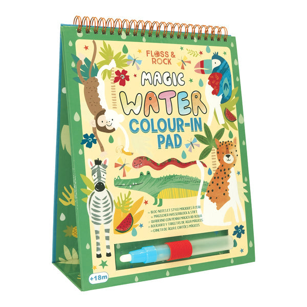 Magic Colour Changing Water Flip Pad Easel and Pen  - Jungle