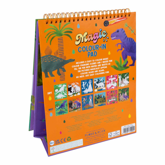 Magic Colour Changing Water Flip Pad Easel and Pen - Dinosaurs