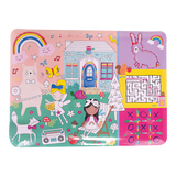 Colouring Fun & Games Mat - Rainbow Fairy