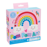 Rainbow Fairy Pom Pom Art