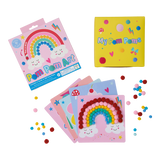 Rainbow Fairy Pom Pom Art