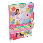 Colorful diary with 'Fashion Friends' design on a white background