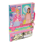 Fashion Friends lockable diary with illustrations of two girls and a heart-shaped keychain on a white background.