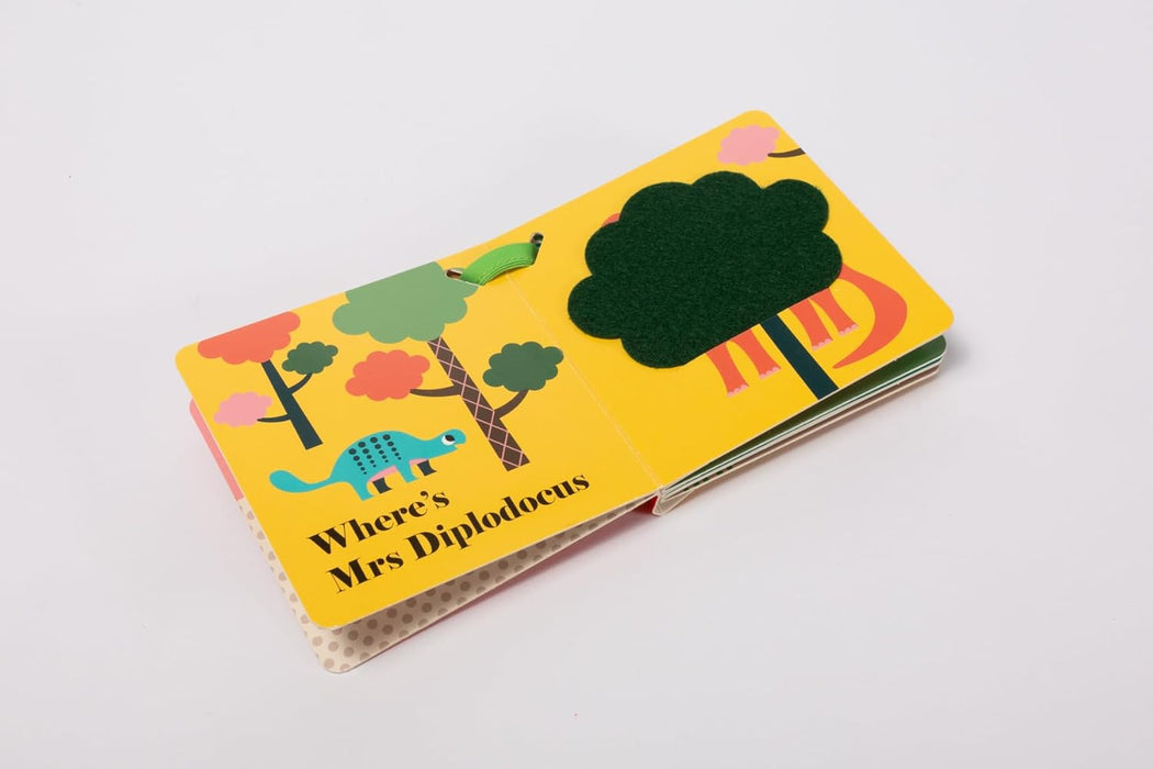 Where’s Mr T-Rex? Buggy Book (Felt Flaps) (Board)