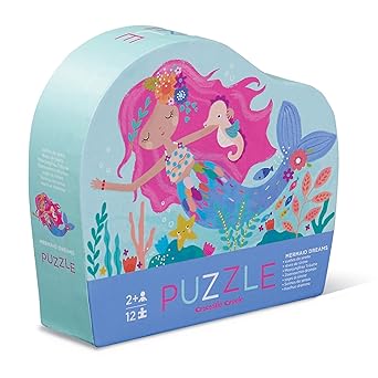 12-Piece Mini Puzzle - Mermaid Dreams