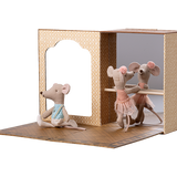 Ballet Mice in Dance Studio, Little Sister and Brother