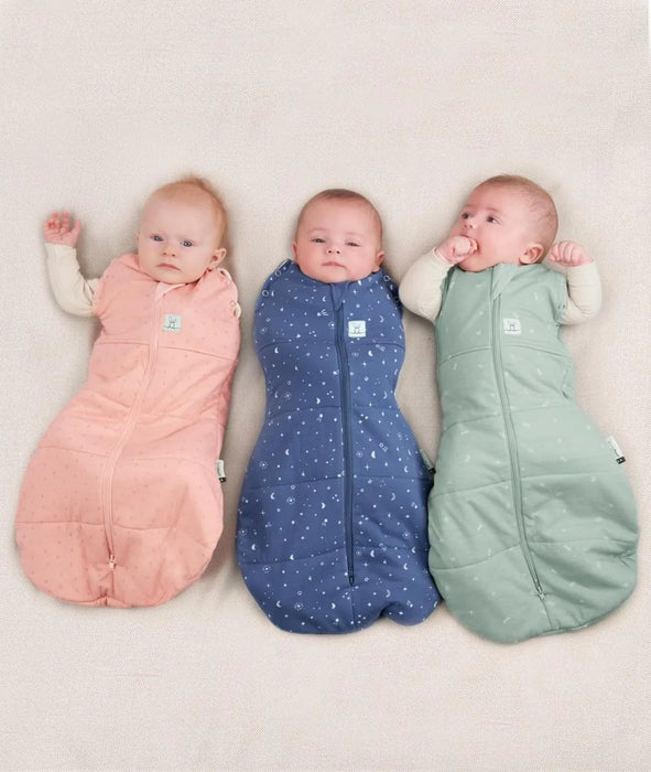 ErgoPouch - Organic Winter Cocoon Swaddle Sleeping Bag - Sage - 2.5 TOG