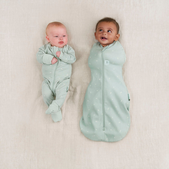 ErgoPouch - Organic All Year Cocoon Swaddle Sleeping Bag - Sage - 1.0 TOG