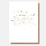 Confetti Christening Card