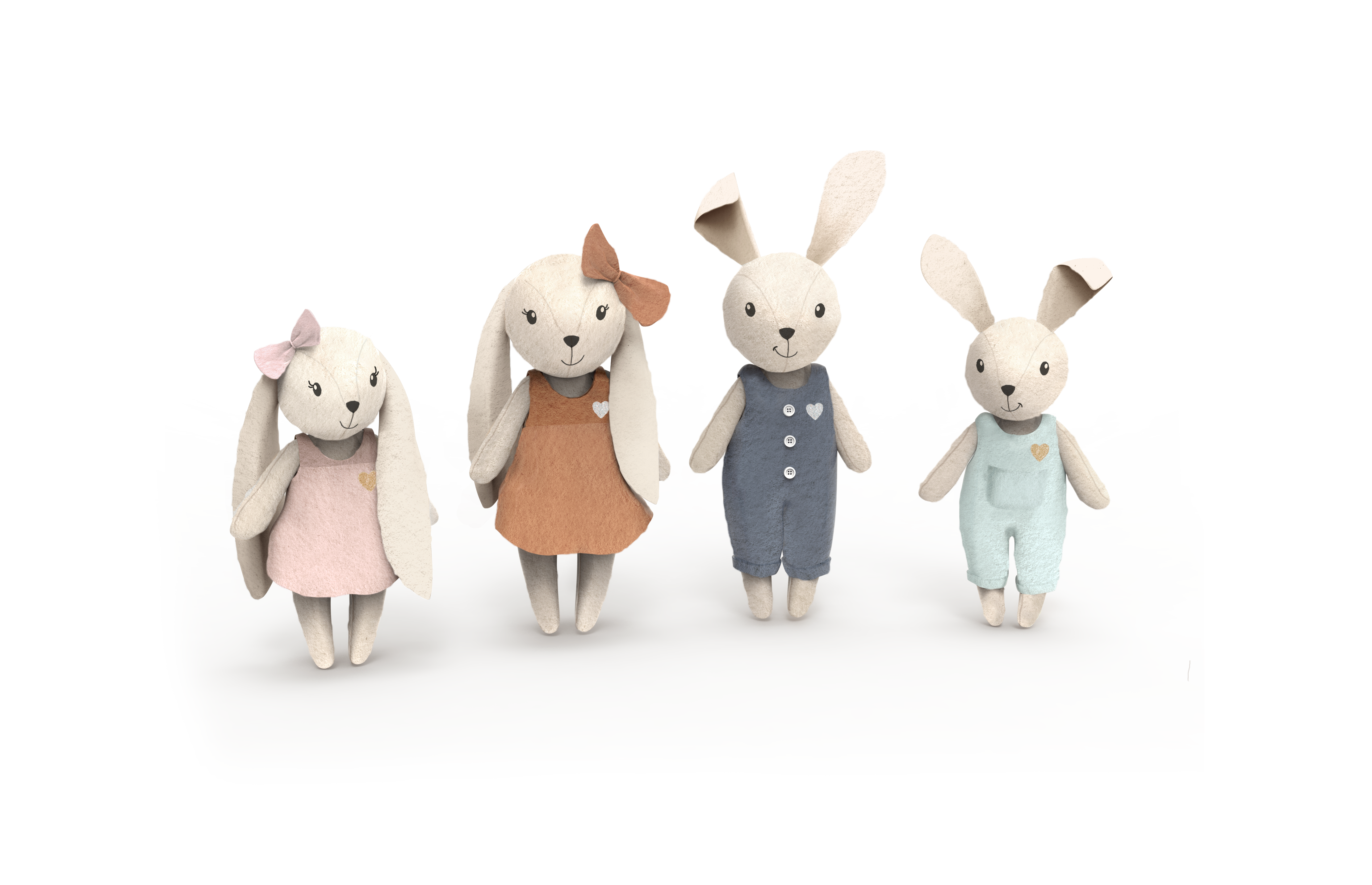 Rabbit Family Set – Souzu