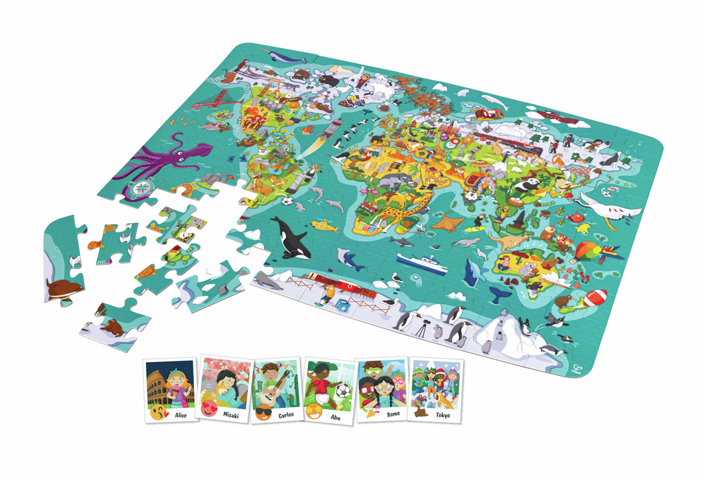 2-in-1 World Observation Puzzle and Game
