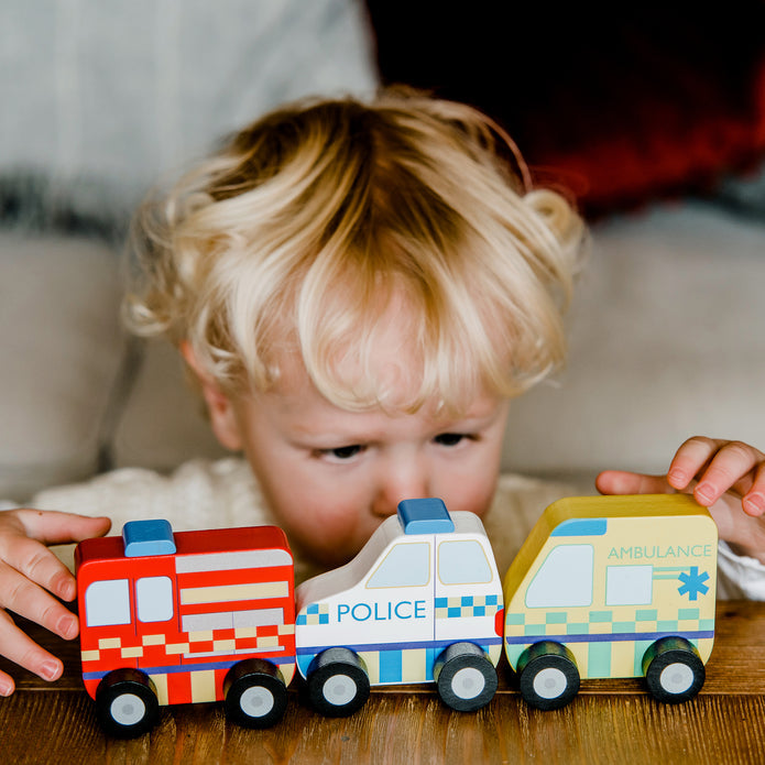 Police Car First Push Toy
