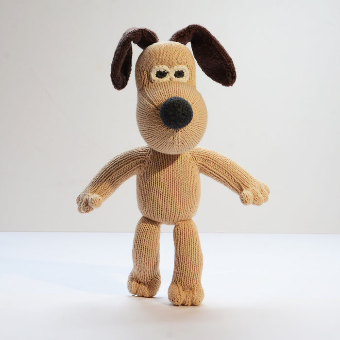 Hand Knitted Gromit Soft Toy