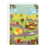 Transport Birthday Card