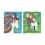 Painting By Numbers Watercolour Horses