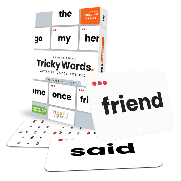 Tricky Words Flashcards – Reception & Year 1