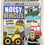 Nursery Times Crinkly Newspaper - Noisy Vehicles