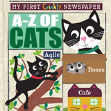 Nursery Times Crinkly Newspaper – A‑Z of Cats