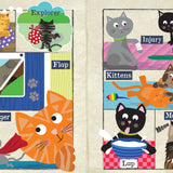 Nursery Times Crinkly Newspaper – A‑Z of Cats