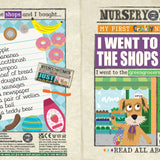 Nursery Times Crinkly Newspaper - I Went To The Shops